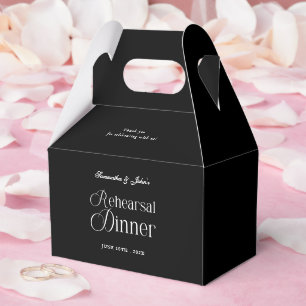  Modern Chic Rehearsal Dinner Thank You Favor Box