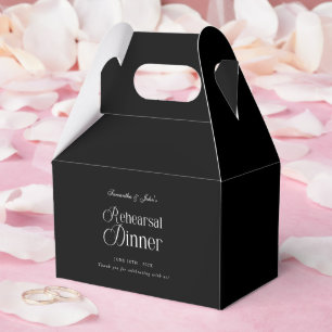  Modern Chic Rehearsal Dinner Thank You Favor Box