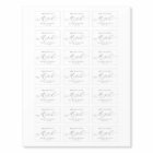 Modern Chic Script The Perfect Match Wedding Favou