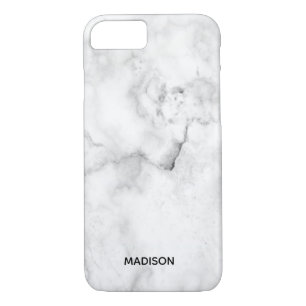 modern chic stone white and black marble    Case-M Case-Mate iPhone Case