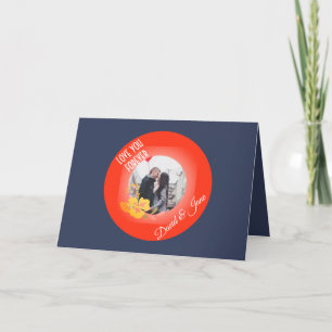 Modern Chic Stylish Cute Photo Love Valentines Day Holiday Card
