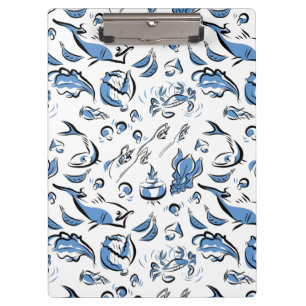 Modern Chinese Cuisine Ink Drawing Clipboard