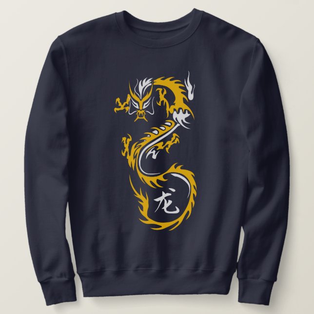 Modern Chinese Dragon Sweatshirt (Design Front)