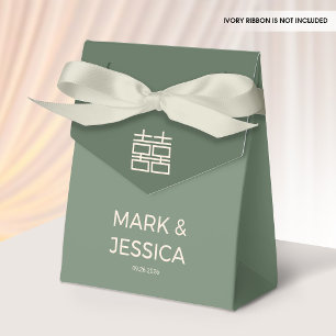 Modern Chinese/Vietnamese Wedding Thank You Favor Box