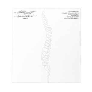 Modern Chiropractor Massage Doctor Notepad