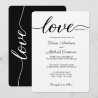 Modern Christian Wedding Love Never Fails