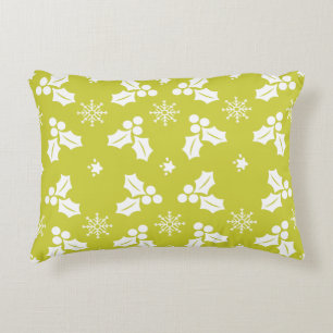 Modern Christmas Accent Pillow