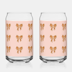 Modern Christmas Can Glass