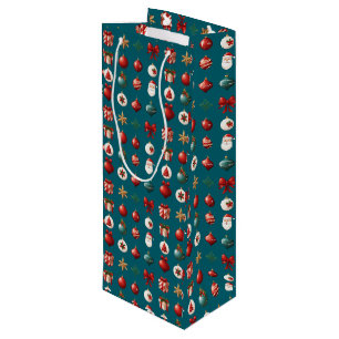 Modern Christmas decorations Wine Gift Bag