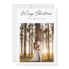 Modern Christmas | Elegant Boho Simple Photo