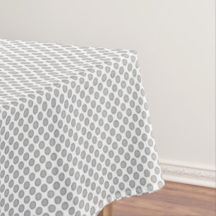 Modern Christmas Grey Pattern Gift Wrap Tablecloth
