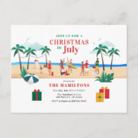 Modern Christmas in July Party