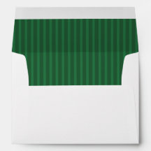 Modern Christmas Minimal Green Stripes