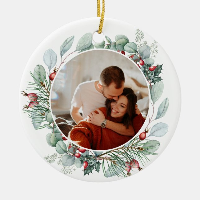 Modern Christmas Ornament (Front)