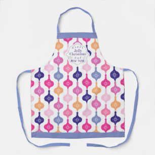 Modern Christmas Ornament Apron
