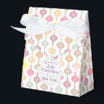 Modern Christmas Ornament  Favor Box<br><div class="desc">Modern and colourful  Christmas design. Making Christmas colourful and fun.</div>