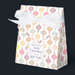 Modern Christmas Ornament  Favor Box<br><div class="desc">Modern and colourful  Christmas design. Making Christmas colourful and fun.</div>