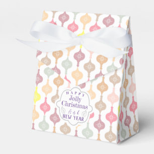 Modern Christmas Ornament Favor Box