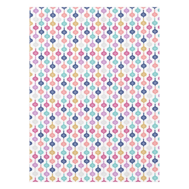 Modern Christmas Ornament  Tablecloth (Front)