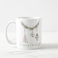 Modern Christmas Ornaments Mug