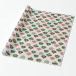 Modern Christmas Ornaments Pattern Gift Wrapping Paper<br><div class="desc">Modern Green and Red Christmas Ornament Bulbs Patterned Gift Wrapping Paper.  Please contact designer for matching items.</div>