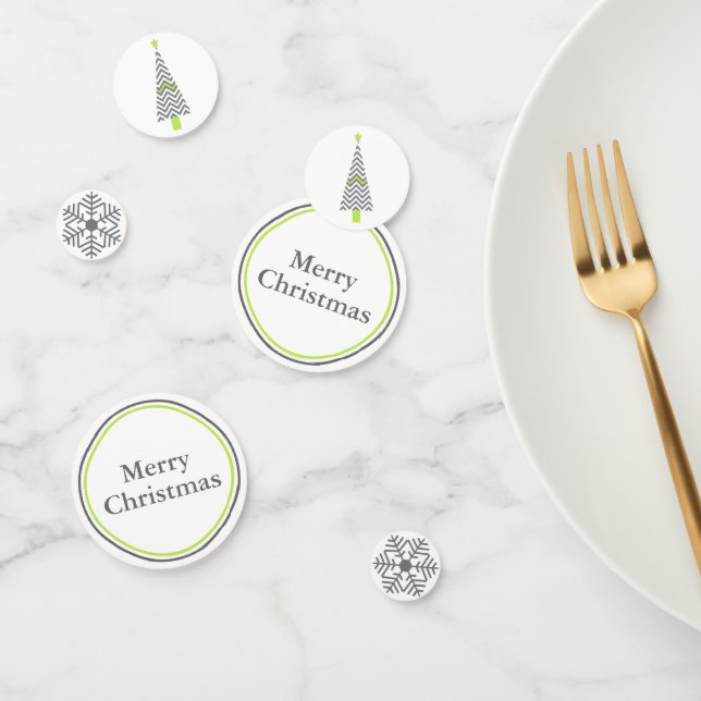 Modern Christmas Party Confetti (Group)