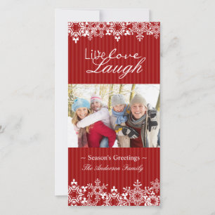 Modern Christmas Photo Card