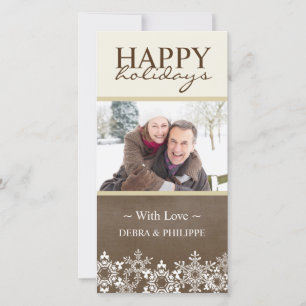 Modern Christmas Photo Card
