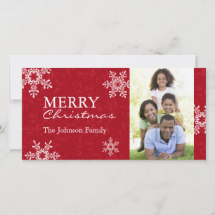 Modern Christmas Photo Card Template