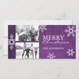 Modern Christmas Photo Card Template