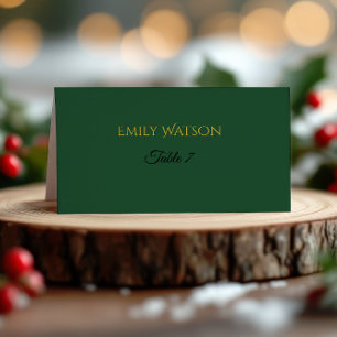 Modern Christmas Place Card   Holiday Luxe Collect
