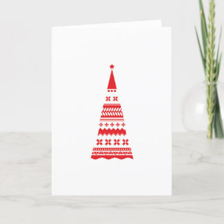 Modern Christmas Tree Card