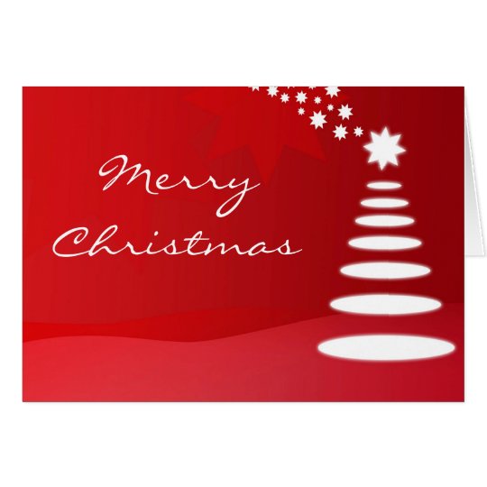 Modern Christmas Tree Greeting Card