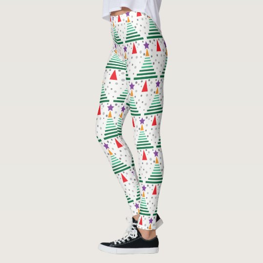 Modern Christmas Tree Leggings