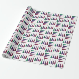 Modern Christmas Tree - wrapping paper