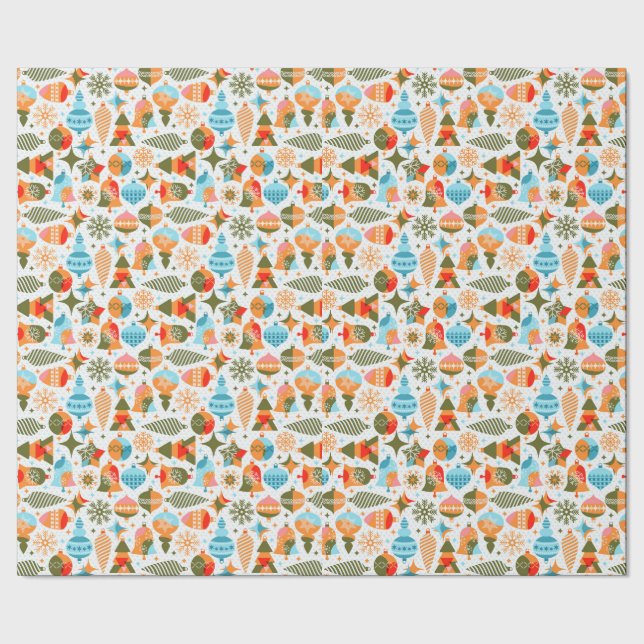 Modern Christmas Wrapping Paper (Seam)