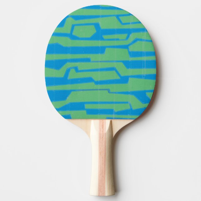 Modern Circuit V Ping Pong Paddle (Front)