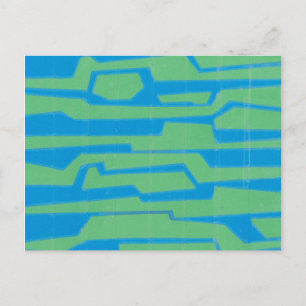 Modern Circuit V Postcard