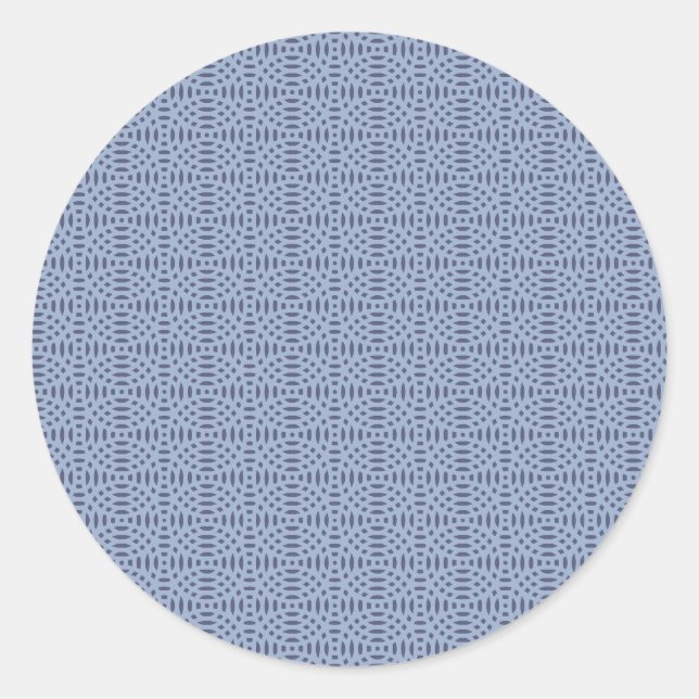 Modern Circular Shapes Seamless Pattern Classic Round Sticker (Front)