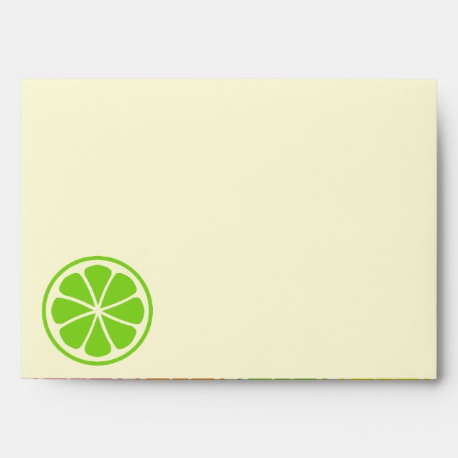 Modern Citrus Party Envelope (Front)
