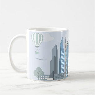 Modern City Life Mug – Urban Street Scene