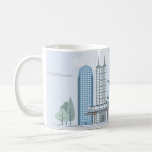 Modern City Life Mug – Urban Street Scene