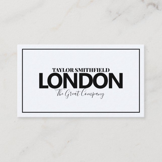 MODERN CITY NEW BUSINESS CARD (Front)