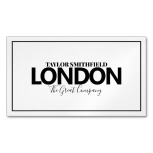 MODERN CITY NEW 	Magnetic BUSINESS CARD