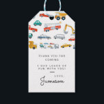 Modern City Transportation birthday Party Favour Gift Tags<br><div class="desc">Our colourful Transportation Themed favour tag is perfect for any little guy! The text is fully customizable. You can change colours and styles of fonts.</div>