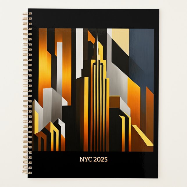 MODERN CITYSCAPE METRO ART DESIGN PLANNER (Front)