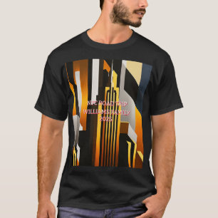 MODERN CITYSCAPE METRO ART DESIGN T-Shirt
