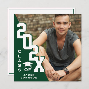 Modern Class of 2023 Grad PHOTO Graduation Party Invitation