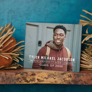 Modern Class of 2025 Custom Graduation Plaque