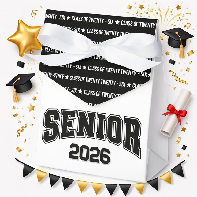 Modern Class of Twenty Twenty‑Six Typography Favor Box (Creator Uploaded)